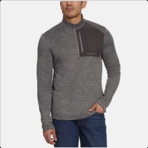 G.H. Bass & Co. Charcoal Zip-Up Sweater
